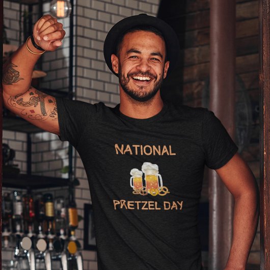 Nationale pretzeldag t-shirt