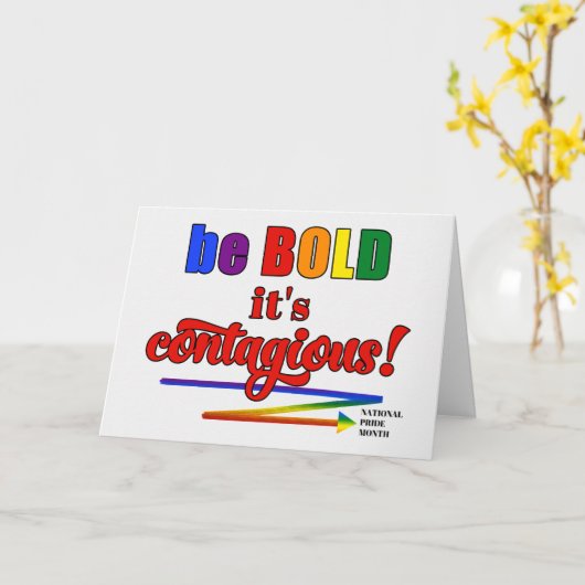 Nationale Pride Maand wordt verboden, het is besme Kaart (Gele Bloem)