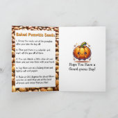 Nationale Pumpkin Seed Day - Eerste woensdag in ok Kaart (Binnen)