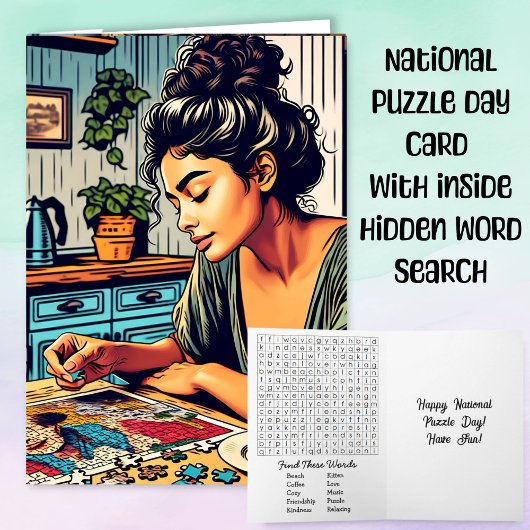 Nationale Puzzel Dag is 29 januari Kaart