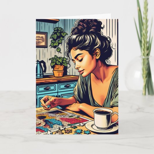 Nationale Puzzel Dag is 29 januari Kaart (Voorkant)