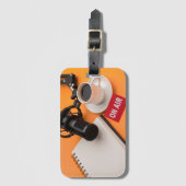 Nationale radioverdag bagagelabel (Voorkant (verticaal))