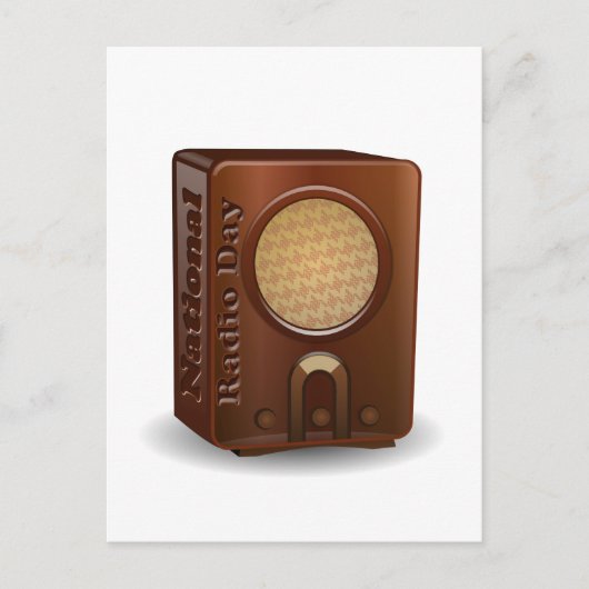 Nationale radioverdag briefkaart (Voorkant)