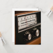 Nationale radioverdag kaart (Voorkant / Achterkant in situ)