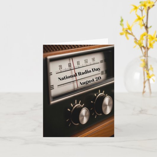 Nationale radioverdag kaart (Gele Bloem)