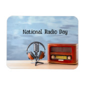 Nationale radioverdag magneet (Horizontaal)