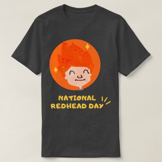 Nationale redheaddag T T-shirt (Design voorkant)