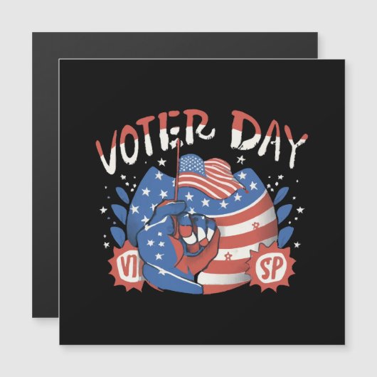 nationale registratiedag van de kiezers (Voorkant / Achterkant)