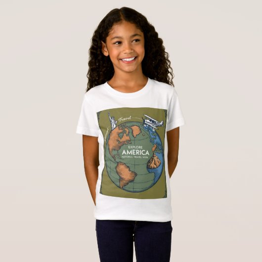 Nationale Reis- en Toerismeweek, Nationale Reizen T-shirt (Voorkant volledig)