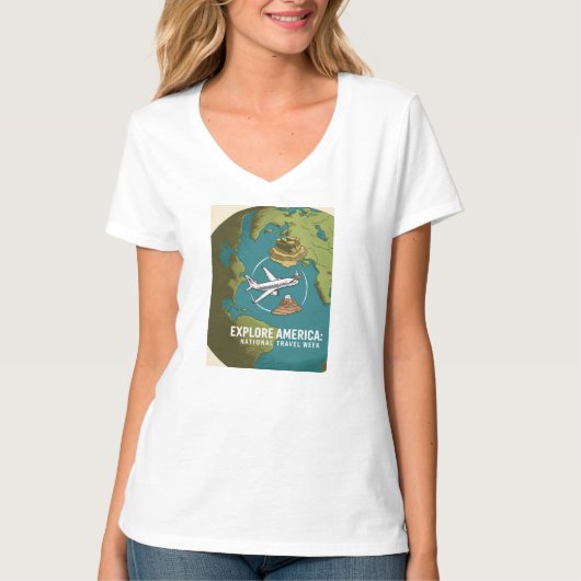 Nationale Reis- en Toerismeweek, Nationale Reizen T-shirt (Voorkant)