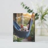Nationale relaxatiedag briefkaart (Staand voorkant)