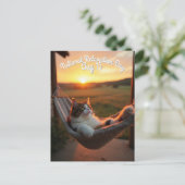 Nationale relaxatiedag briefkaart (Staand voorkant)