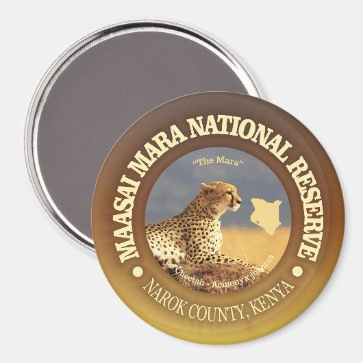 Nationale reserve Maasai Mara Magneet (Voorkant / Achterkant)