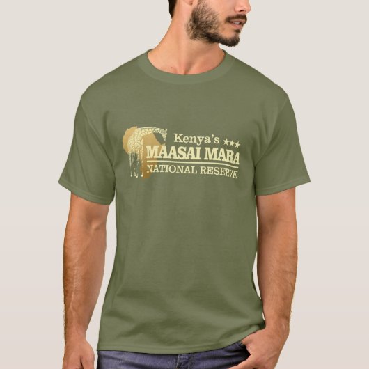 Nationale reserve Maasai Mara T-shirt (Voorkant)