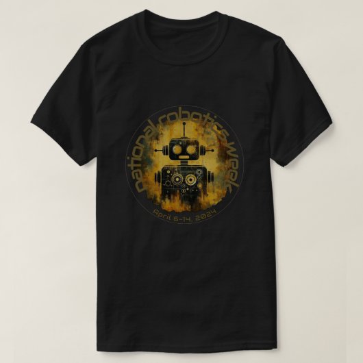 Nationale Robotica Week T-shirt (Design voorkant)