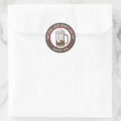 Nationale Root Beer Float Dag | 6 augustus    Ronde Sticker (Tas)