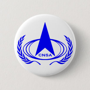 Nationale Ruimtevaartadministratie China - CNSA Ronde Button 5,7 Cm