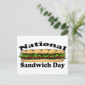 Nationale Sandwichedag Briefkaart (Staand voorkant)