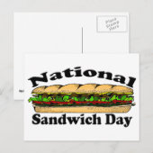 Nationale Sandwichedag Briefkaart (Voorkant / Achterkant)