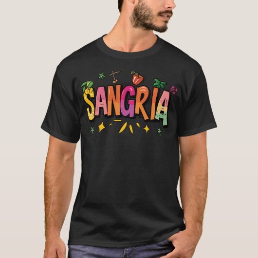 Nationale Sangria Dag December T-shirt (Voorkant)