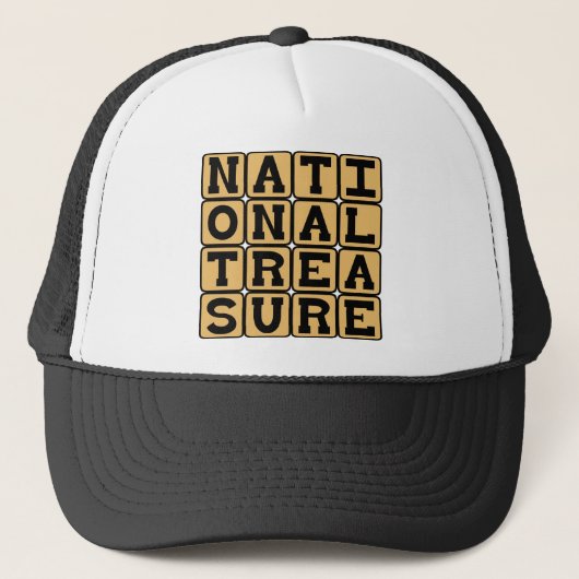 Nationale Schat, Geschenk van God aan Amerika Trucker Pet (Voorkant)