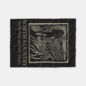 Nationale Schilderachtig Trail - North Country Tra Fleece Deken (Voorkant (Horizontaal))