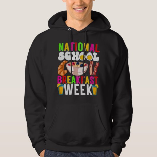 Nationale School Ontbijt Week 2024 Ontbijt Hoodie (Voorkant)
