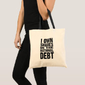 Nationale schuld tote bag (Voorkant (product))