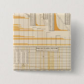 Nationale schuld vierkante button 5,1 cm (Voorkant)