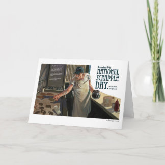 Nationale Scrapple Day Kaart