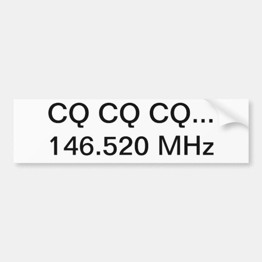 Nationale simplexbumpersticker bumpersticker (Voorkant)