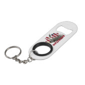 nationale Sleutelhanger Mini Flessenopener (Voorkant Gekanteld)