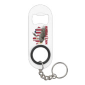 nationale Sleutelhanger Mini Flessenopener (Achterkant)