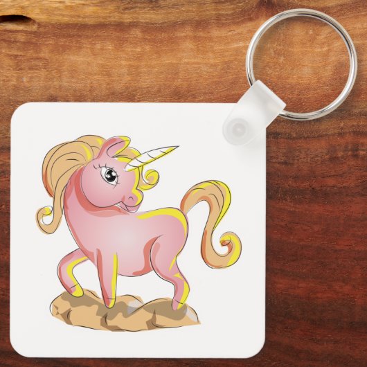 Nationale Sleutelhanger op de Unicorn Day (Achterkant)