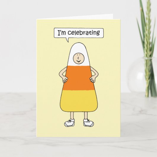 Nationale snoepmaisdag - oktober. kaart (Voorkant)