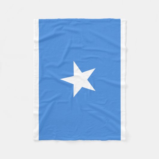 Nationale Somalische wereldvlag Fleece Deken (Voorkant)