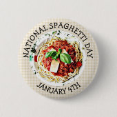 Nationale Spaghetti Dag 4 januari Button (Voorkant)