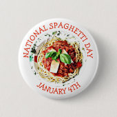 Nationale Spaghetti Dag 4 januari Button (Voorkant)