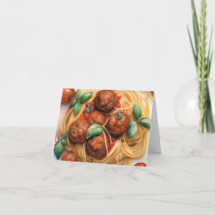 Nationale Spaghettidag A - 4 januari - Waterverf Kaart