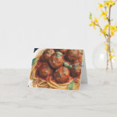 Nationale Spaghettidag B - 4 januari - Waterverf Kaart (Gele Bloem)