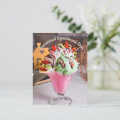 Nationale Spumoni Dag Briefkaart (Staand voorkant)