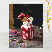 Nationale Spumoni Dag Kaart (Gele Bloem)