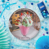 Nationale Spumoni Dag Papieren Bordje (Feest)