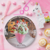 Nationale Spumoni Dag Papieren Bordje (Feest)