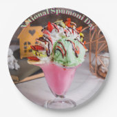 Nationale Spumoni Dag Papieren Bordje (Voorkant)