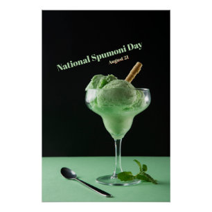 Nationale Spumoni Dag Perfect Poster