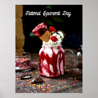 Nationale Spumoni Dag Poster