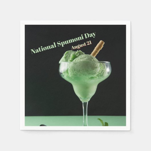 Nationale Spumoni Dag Servet (Voorkant)