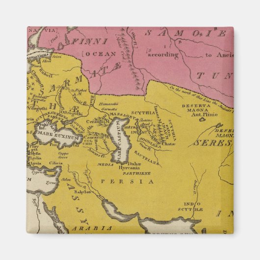 Nationale staten in het Christelijk gebied Magneet (Voorkant)