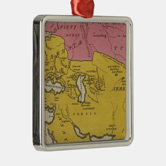 Nationale staten in het Christelijk gebied Metalen Ornament (Rechts)